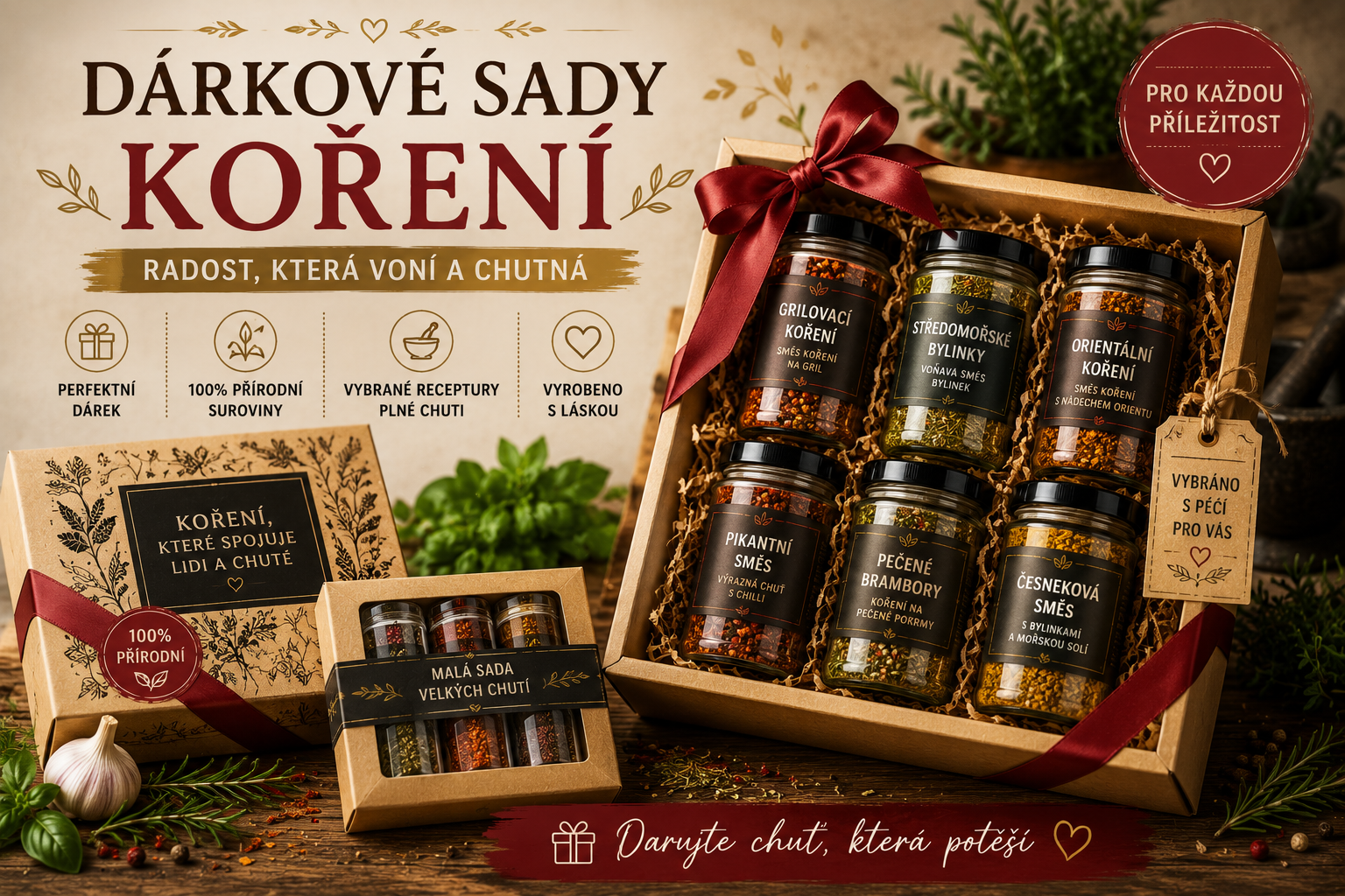 Dárkové a poznávací sady