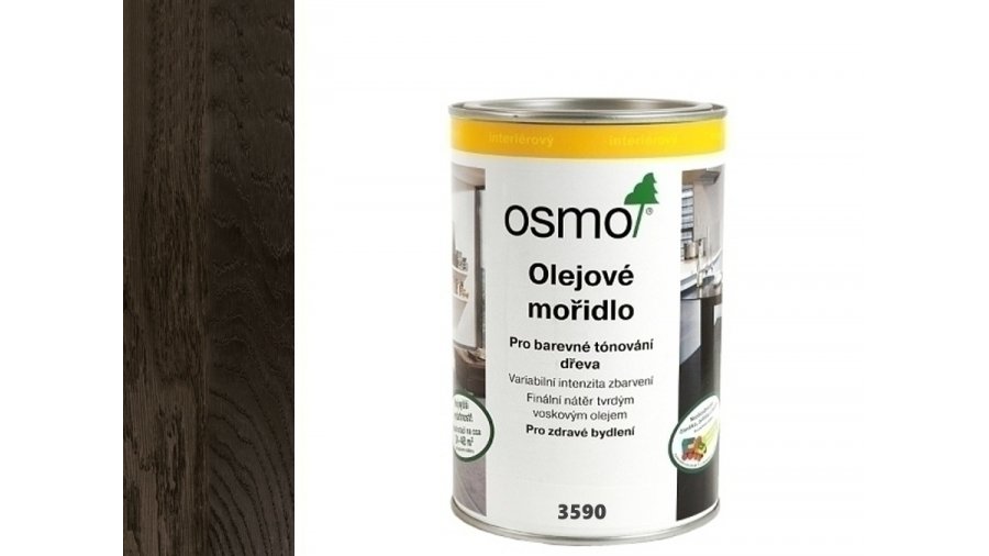 OSMO 3590 Černé olejové mořidlo 1 l