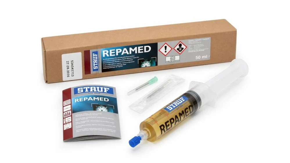 STAUF REPAMED – opravná sada pro dutá místa pod parketami, 50 ml