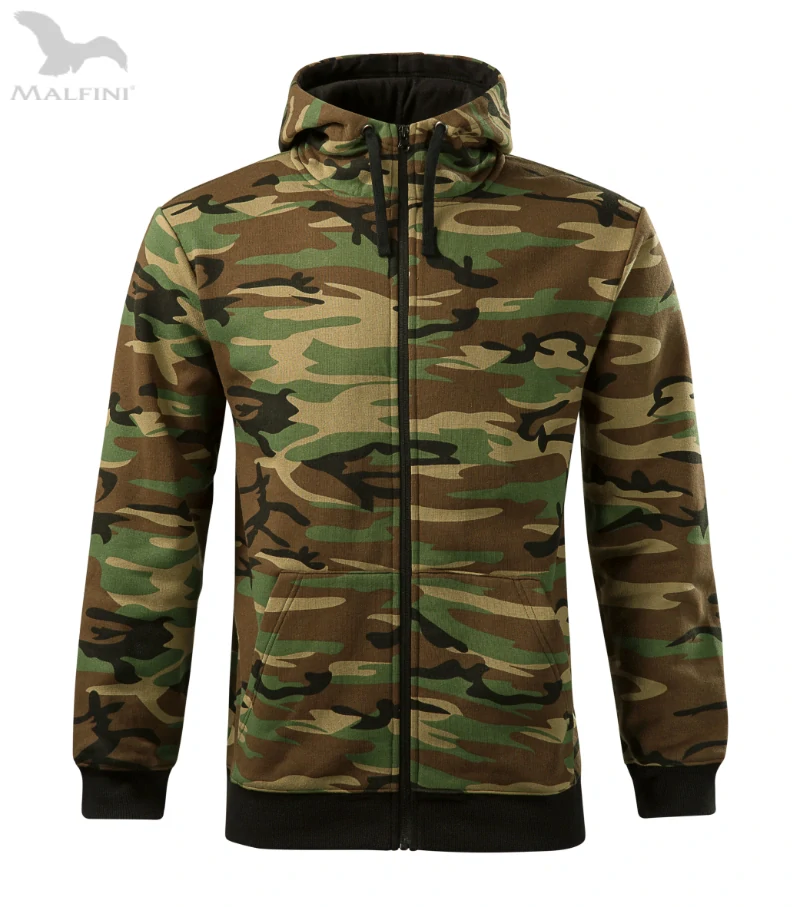Mikina pánská Camo Zipper