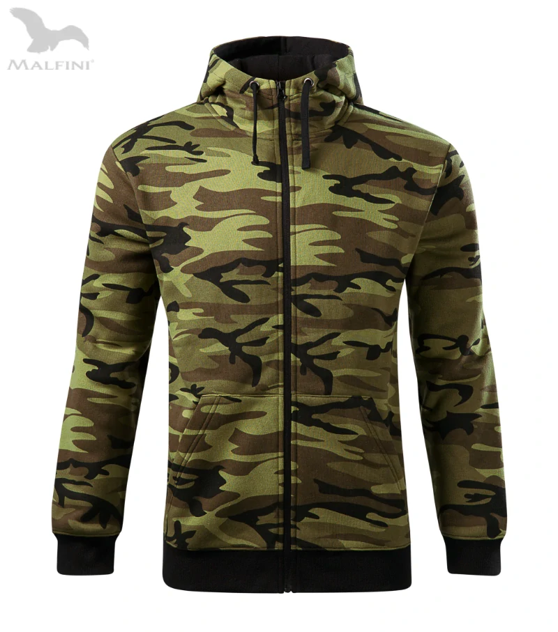 Mikina pánská Camo Zipper