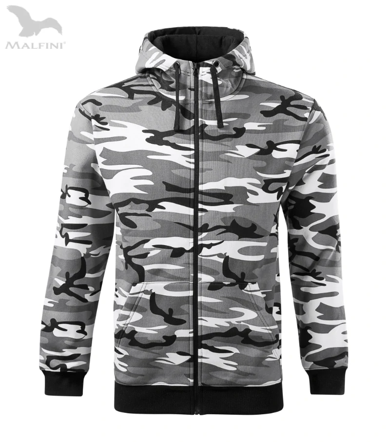 Mikina pánská Camo Zipper