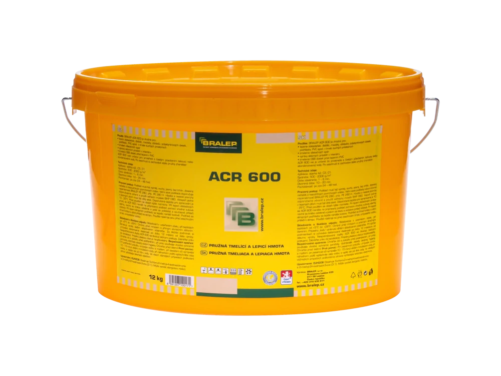 ACR 600 Disperzní lepidlo k lepení dlaždic, obkladů, polystyrenu na savé povrchy BRALEP