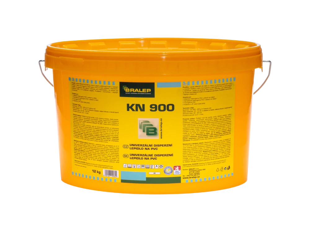 BRALEP KN 900 Univerzální disperzní lepidlo k lepení krytin s hladkým rubem