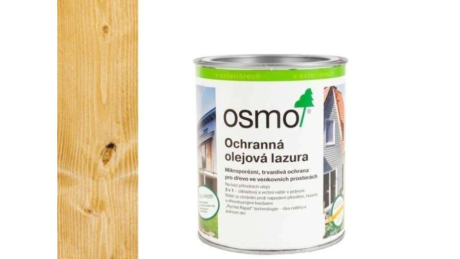 OSMO 732 Dub světlý olejová lazura polomat 0,75 l
