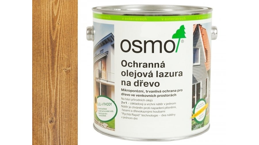 OSMO 706 Dub olejová lazura polomat 2,5 l