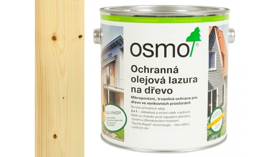 OSMO 701 Bezbarvá olejová lazura matná 2,5 l