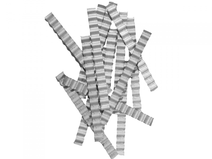 Ocelové spony na sanaci trhlin 123 x 6 mm, bal. 15 ks