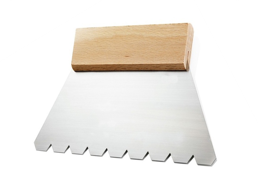 Zubová stěrka pro lepení dřevěných podlah 850 g