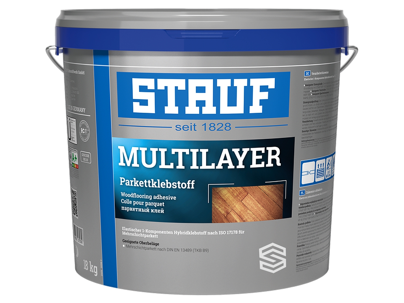 Lepidlo na dřevěné podlahy hybridní 1K Stauf Multilayer (18 kg)