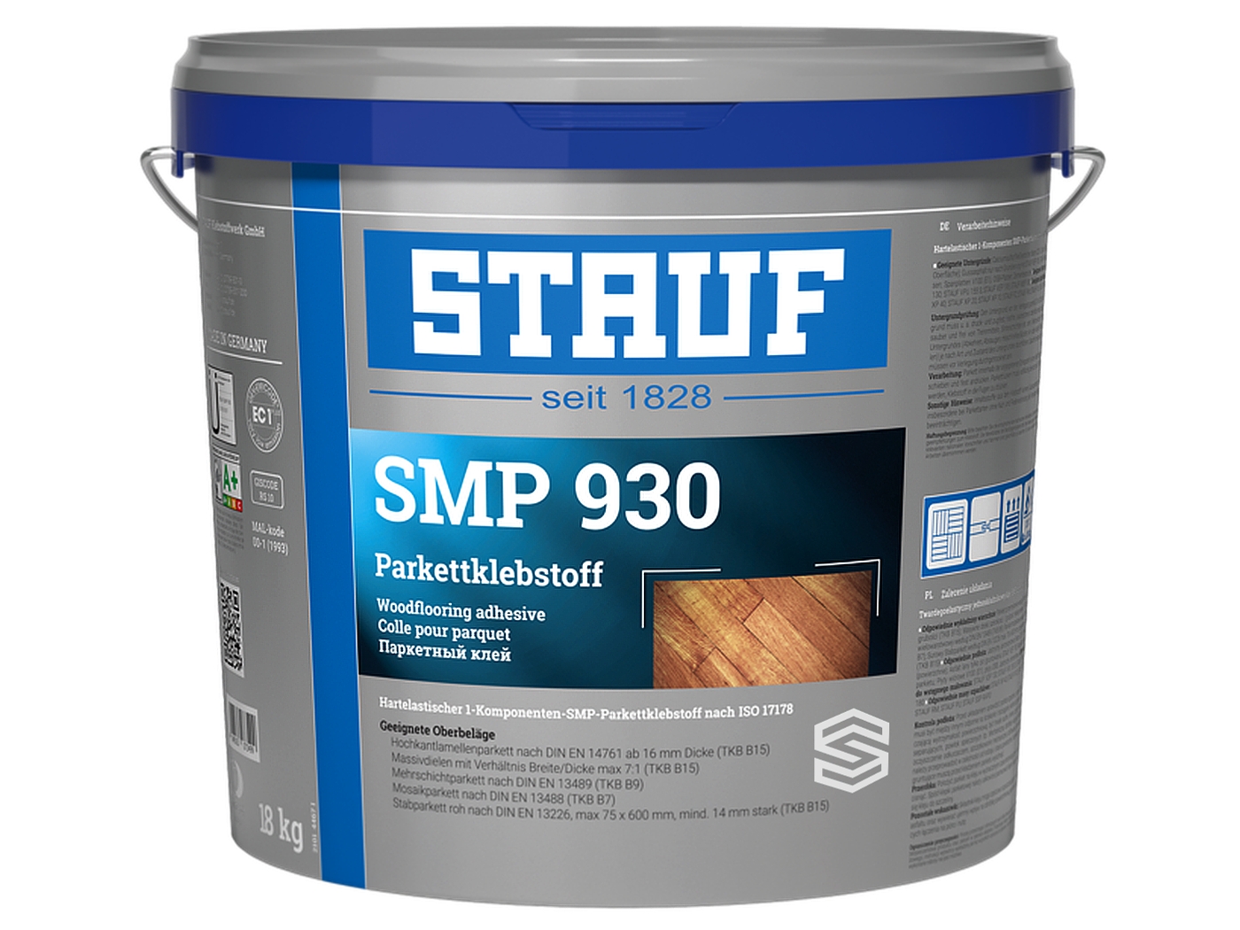 Lepidlo na dřevěné podlahy SMP 1K tvrdě elastické Stauf SMP 930 (18 kg)