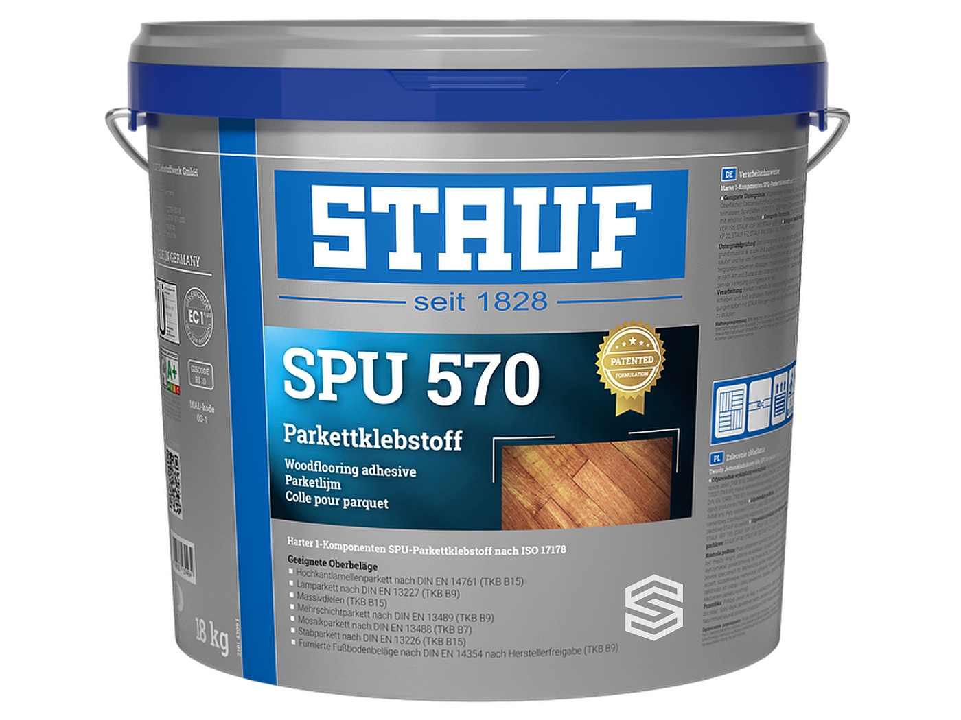 Lepidlo na dřevěné podlahy SPU 1K tvrdé Stauf SPU 570 (18 kg)