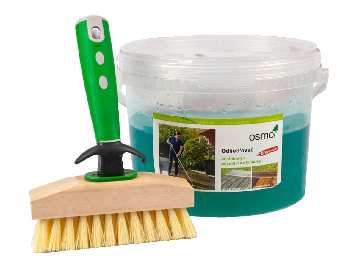 Osmo 6609 odšeďovač dřeva gel 2,5l + kartáč