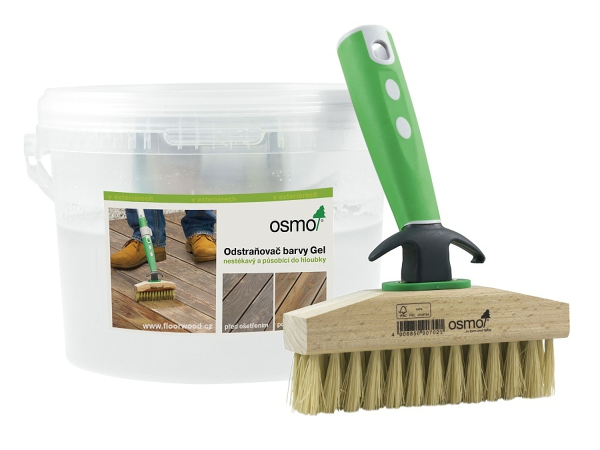 Osmo 6611 odstraňovač starých olejových nátěrů a lazur 2,5l + kartáč
