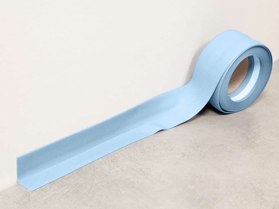 Fatra soklová PVC lišta 1363-949 modrá – měkká, voděodolná, 32 × 32 mm (balení 40 m)