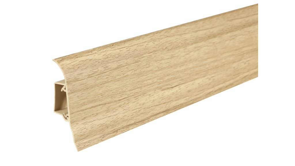 Soklová lišta pro kabely Döllken SLK 50 W171 Dub rustikální – 25 × 50 mm