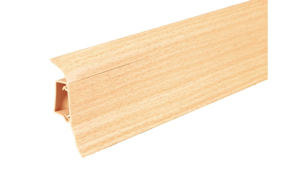 Soklová lišta pro kabely Döllken SLK 50 W137 Buk Amerang – 25 × 50 mm