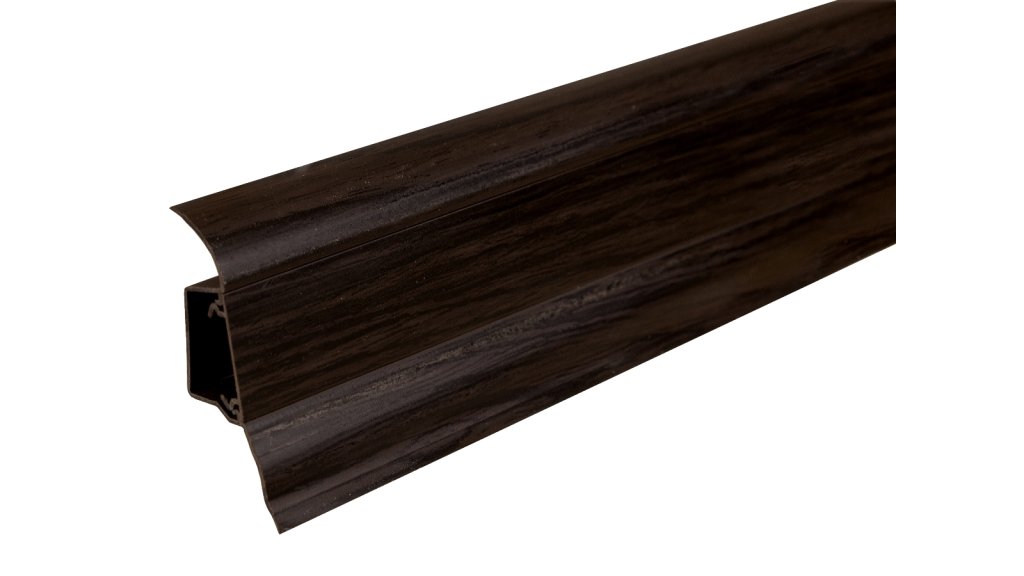 Soklová lišta pro kabely Döllken SLK 50 W476 Wenge – 25 × 50 mm