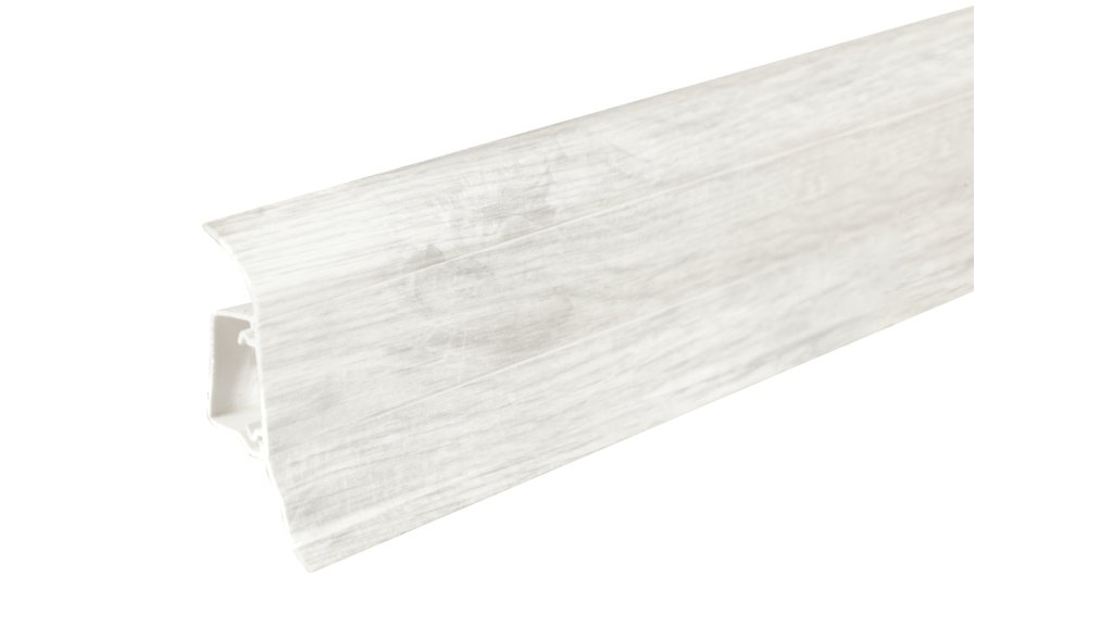 Soklová lišta pro kabely Döllken SLK 50 W648 Dub bílý – 25 × 50 mm