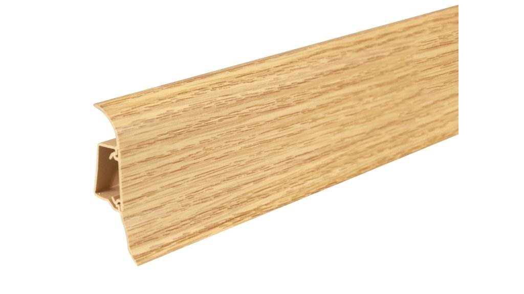 Soklová lišta pro kabely Döllken SLK 50 W180 Dub zlatý – 25 × 50 mm