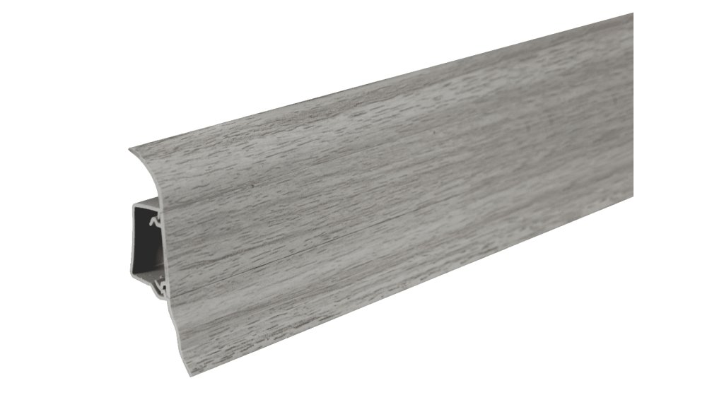 Soklová lišta pro kabely Döllken SLK 50 W647 Dub stirling, 25 × 50 mm