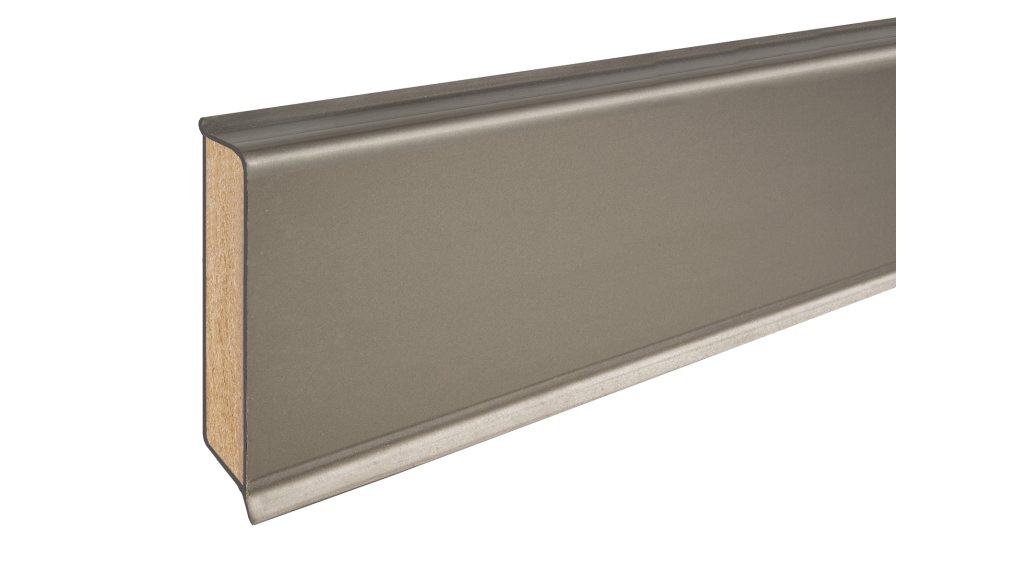 Jádrová soklová lišta CUBU flex life 60 – 1245 Champagner, 12,6 × 60 × 2500 mm