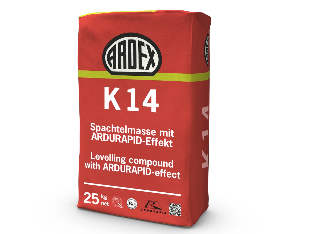 Samonivelační cementová stěrka ARDEX K14 1–10 mm 25 kg