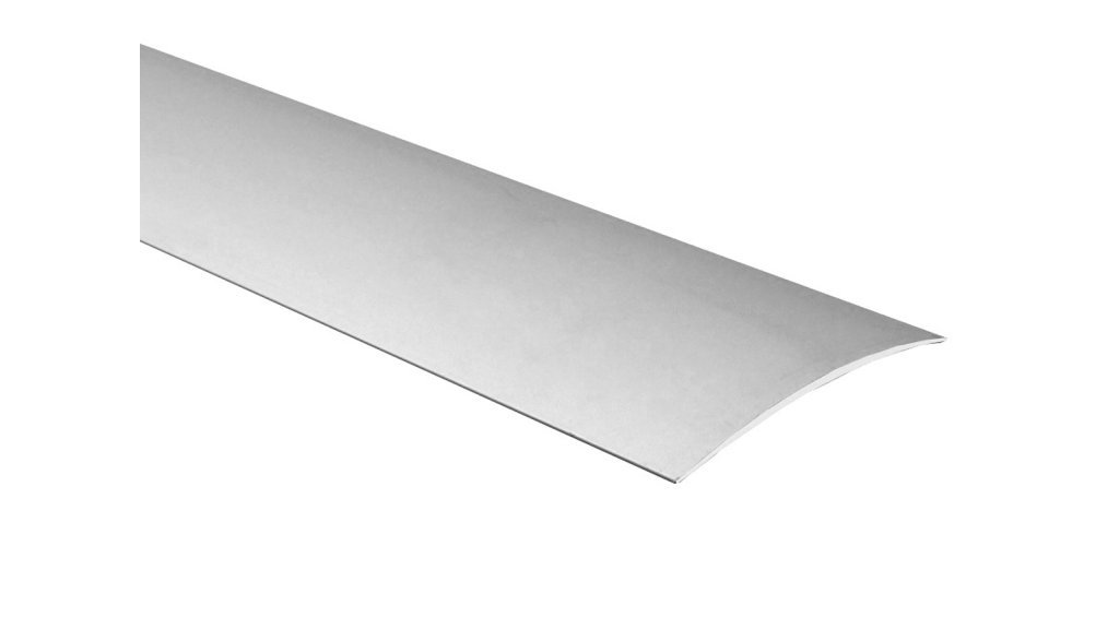 Přechodová lišta samolepící oblá Profilteam – Stříbrná E01 (elox) – 40 × 930 mm
