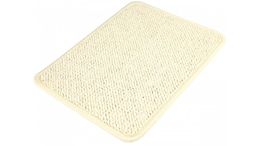 Vlněný koberec Alfa 86 – cappuccino, smyčkový vlas, filcový podklad, šíře 4 m