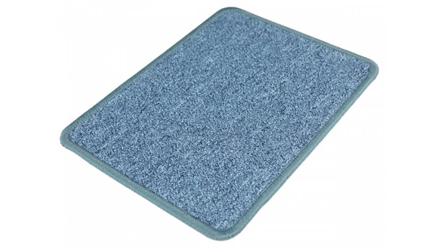 Zátěžový koberec Lima New 531 oceánová modř – smyčkový, šíře 4 m