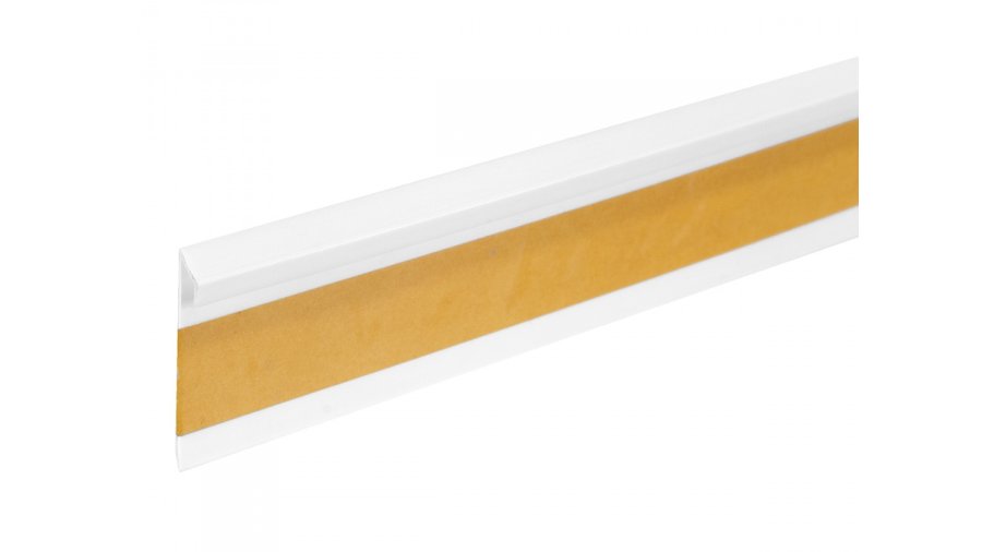 Kobercová soklová lišta – Bílá 901, 52 × 13 × 2500 mm