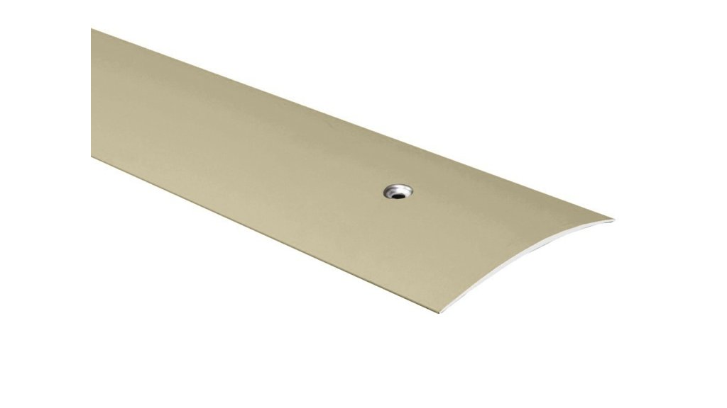 Přechodová lišta šroubovací oblá Profilteam – Šampaň E02 – 100 × 1000 mm (extra široká)