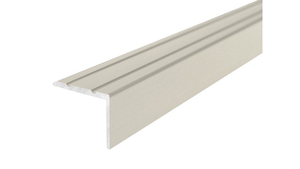 Schodová lišta samolepící Profilteam – Inox E07, 25 × 20 × 1200 mm
