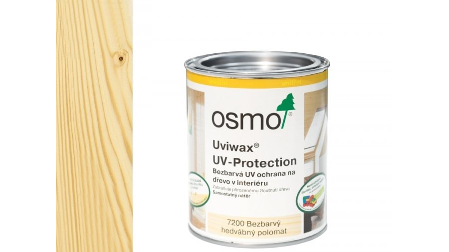 Osmo Uviwax 7200 – UV bezbarvý nátěr obložení 0,75 l