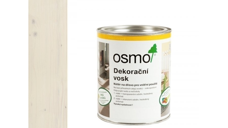 OSMO 3172 Hedvábí Intenziv dekorační vosk 0,75 l