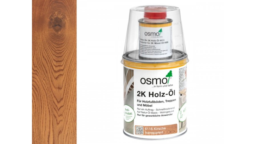 Osmo 6116 2K Olej na dřevo Třešeň mat 1 l