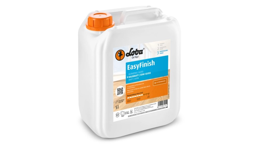 Loba EasyFinish vrchní lak na podlahy – polomat 5 l
