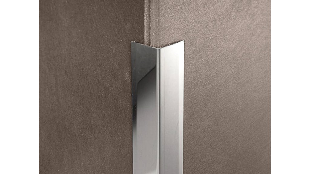 Nerezový ochranný roh na zeď Profilteam – 25 × 25 × 2500 mm