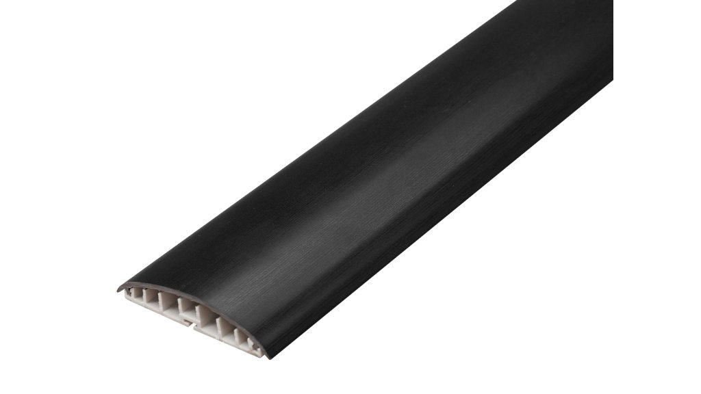 Přechodová lišta pro kabely Volta – Grafit W6, 74 × 2000 mm