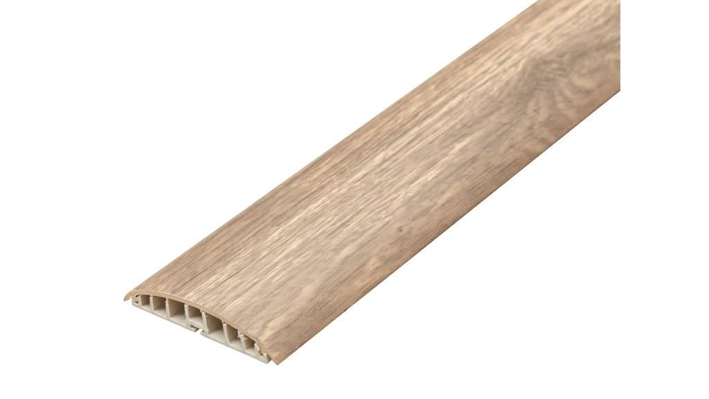 Přechodová lišta pro kabely Volta – Dub K7, 74 × 2000 mm