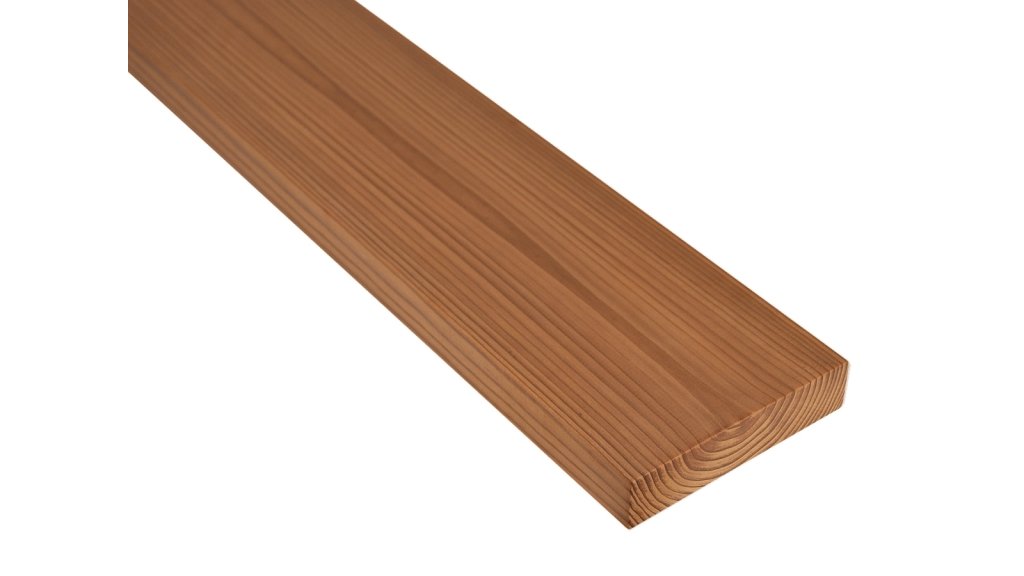 Terasové prkno Borovice Thermo hladké 26 × 117 × 4200 mm