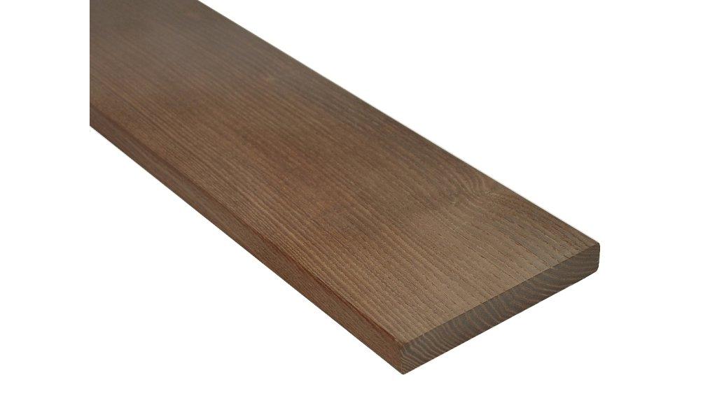 Terasové prkno Jasan Thermowood 20 × 140 × 2400 mm – hladká strana
