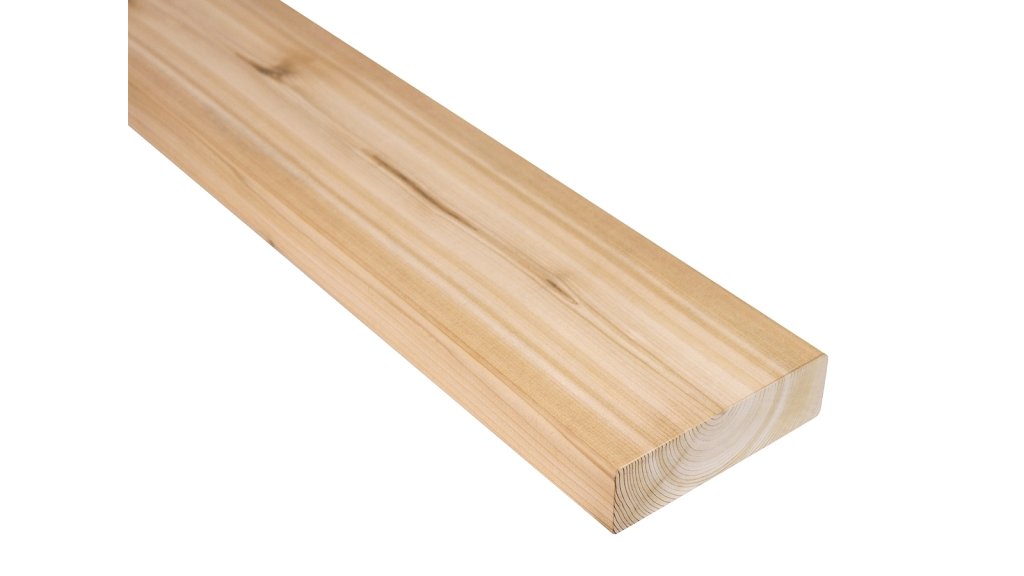 Terasové prkno Western Red Cedr sukatý 40 × 140 × 4880 mm – hladká strana