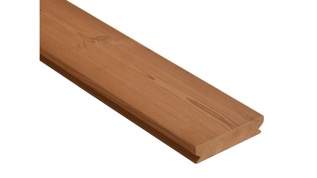 Terasové prkno Borovice Thermo Clip hladké 26 × 117 × 3000 mm
