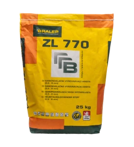 Jemná samonivelační vyrovnávací hmota, šedé barvy,  pro tloušťku vrstvy 0,5 – 8 mm BRALEP ZL 770