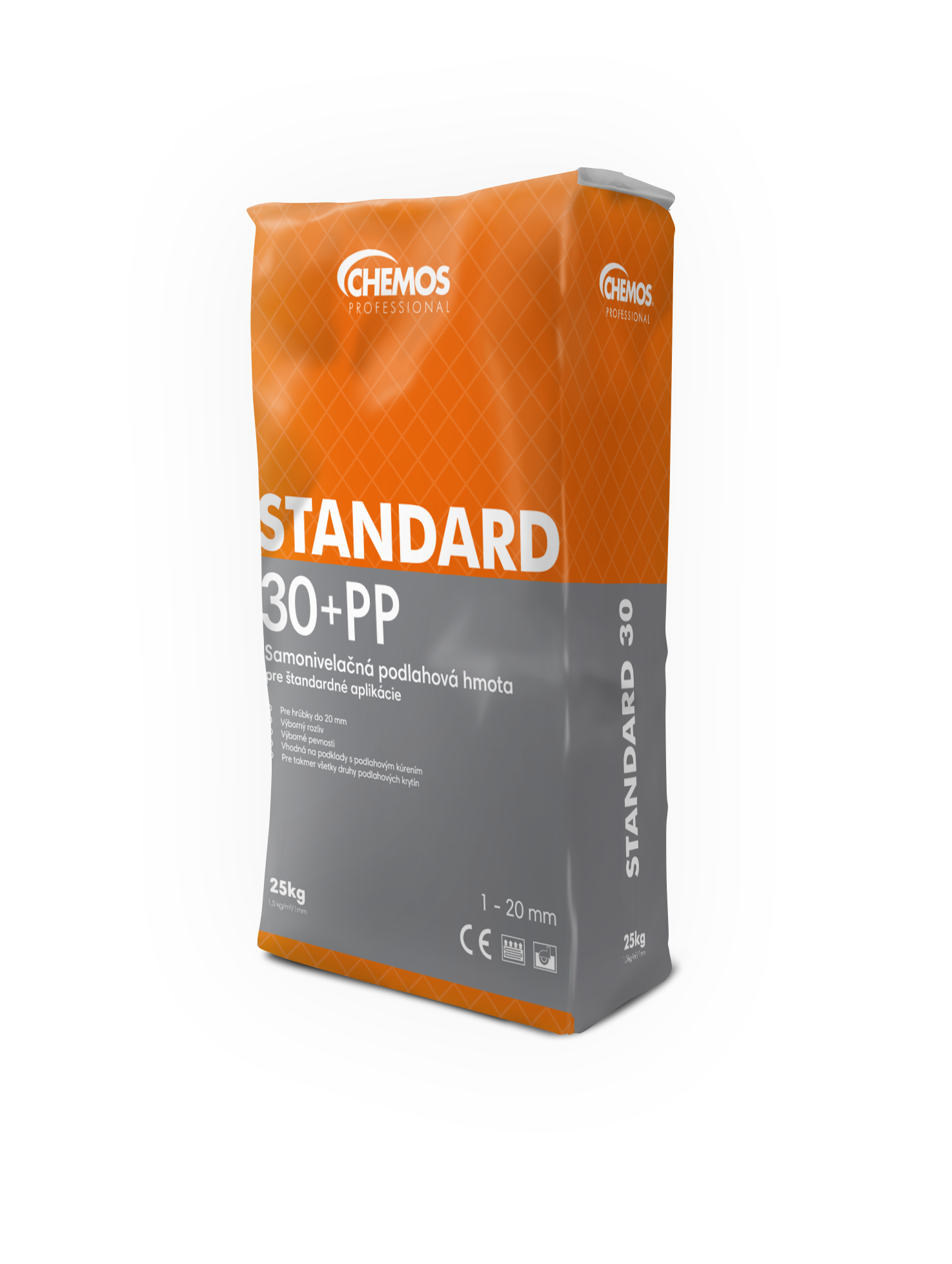 Chemos Standard 30 s PP vlákny 25Kg