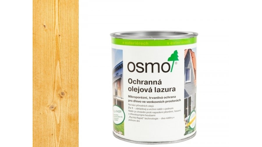 OSMO 710 Pinie olejová lazura polomat 0,75 l