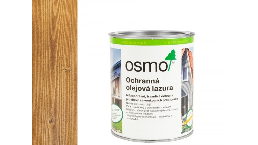 OSMO 706 Dub olejová lazura polomat 0,75 l