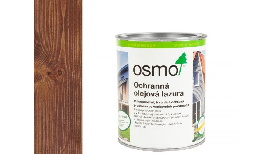 OSMO 703 Mahagon olejová lazura polomat 0,75 l