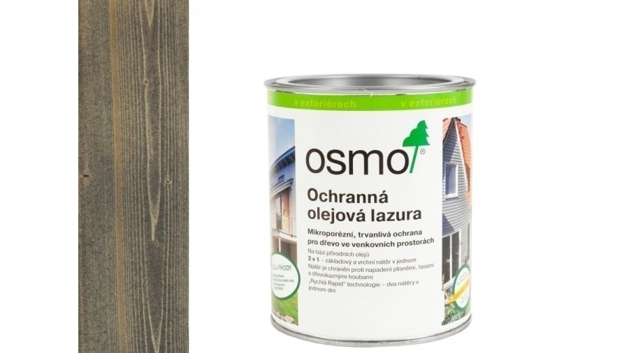 OSMO 907 Křemenně šedá olejová lazura polomat 0,75 l